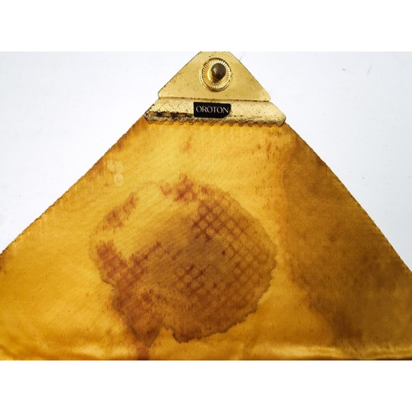 Vintage Oroton Gold Metal Mesh Clutch Evening Hand Bag Circa 1950s - Picture 6 of 7